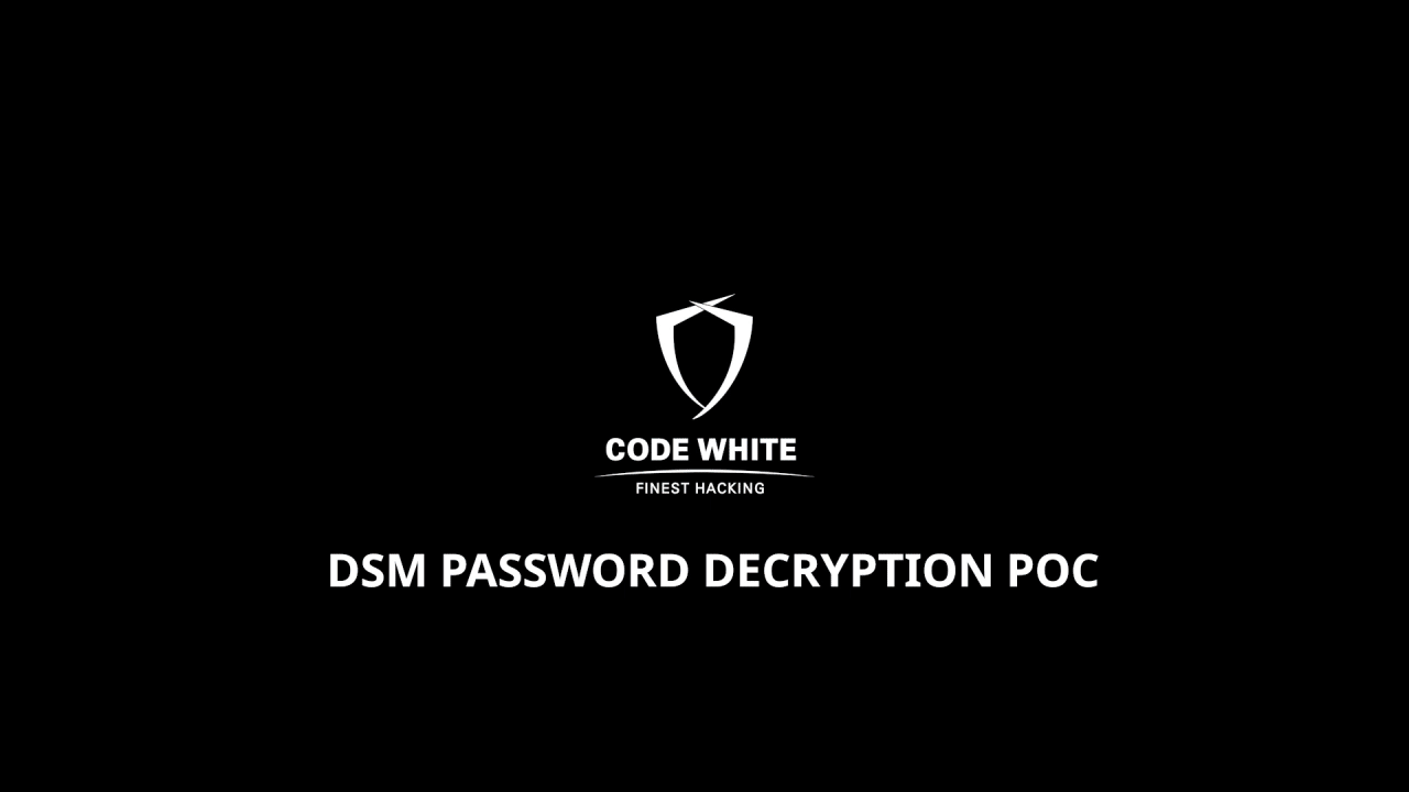 Credential Decryption Via RPC