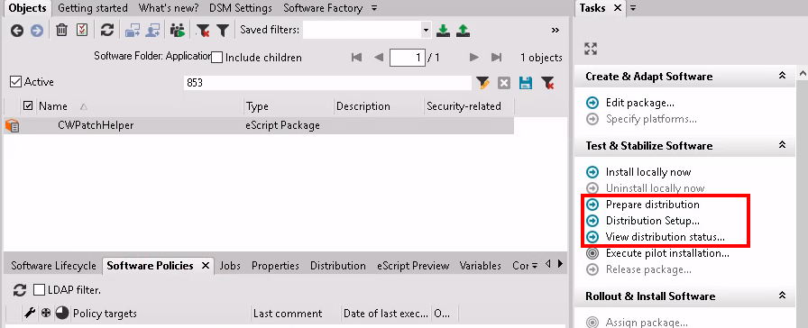 package distribution